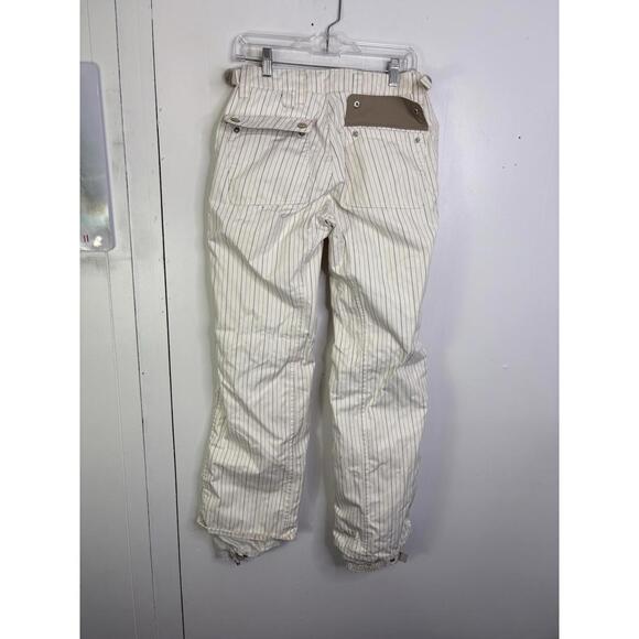 Foursquare Pants Womens Medium Fuji Pinstripe Snowboard Inseam Vents Warm - Picture 2 of 15